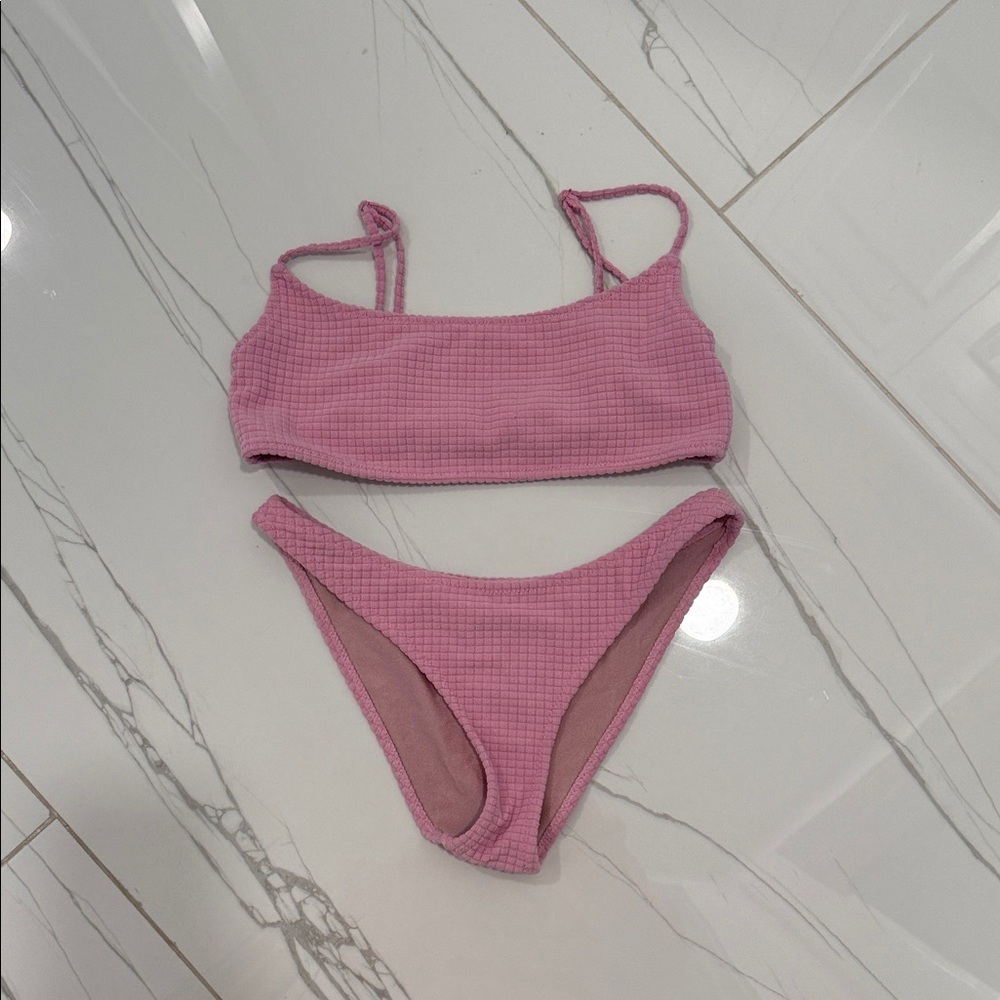 Triangl Swimwear Pink Bikini Set